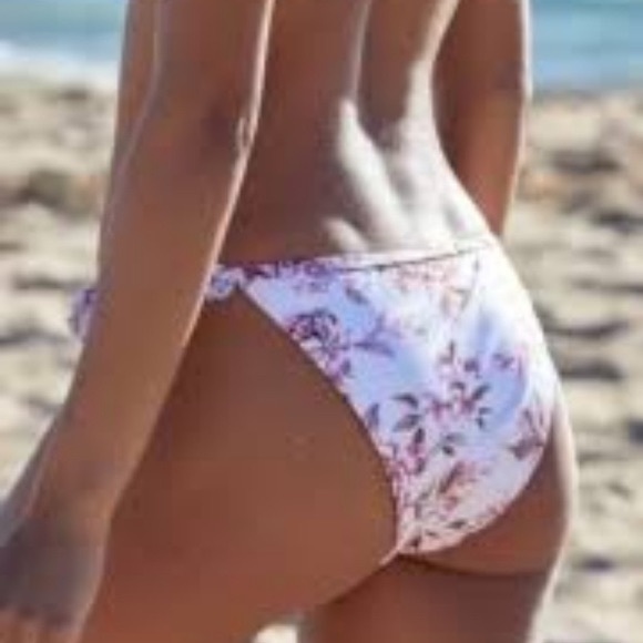 🆕 LA Hearts Ruffle Cheeky Bikini Bottom - Rose - Picture 2 of 4